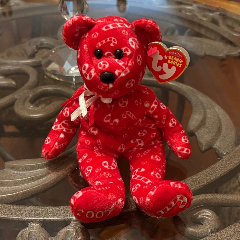 Ty Beanie Baby Candy Canes” Beanie Baby